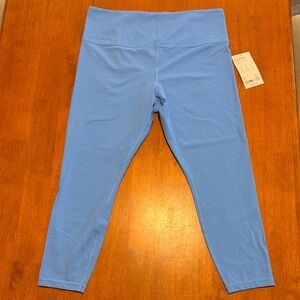 NWT Athleta Ultra High rise Elation 7/8 Blue Leggings - Sz XL